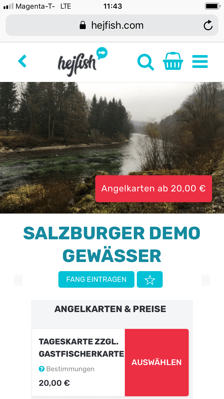 Salzburger Online-Gastfischerkarten Jetzt Bei Hejfish - Fischerhütte ...